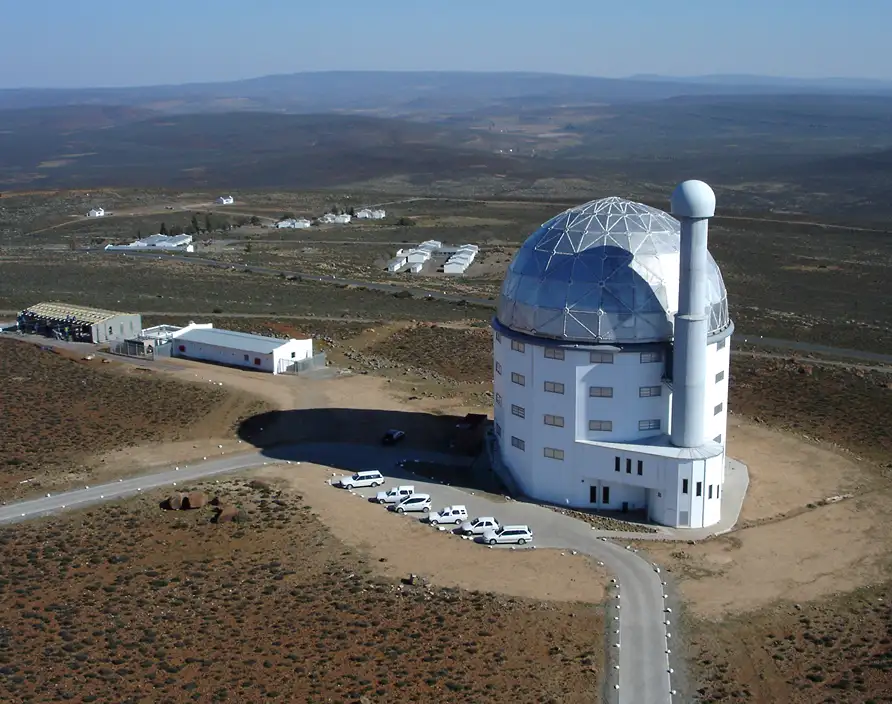 Aerial shot of the SKA Observatory HQ